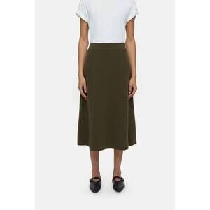 NEW CLOSED women's a-line knitted skirt in green